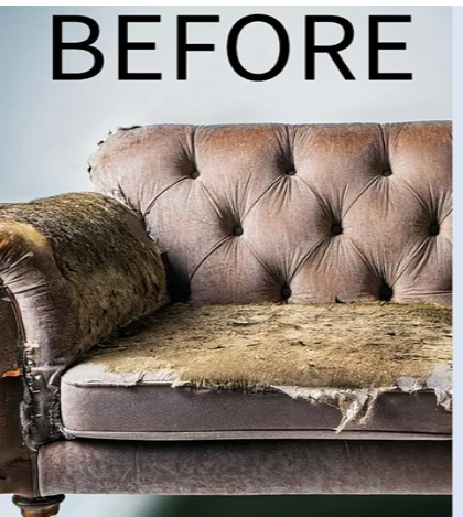 Sofa Before Repair